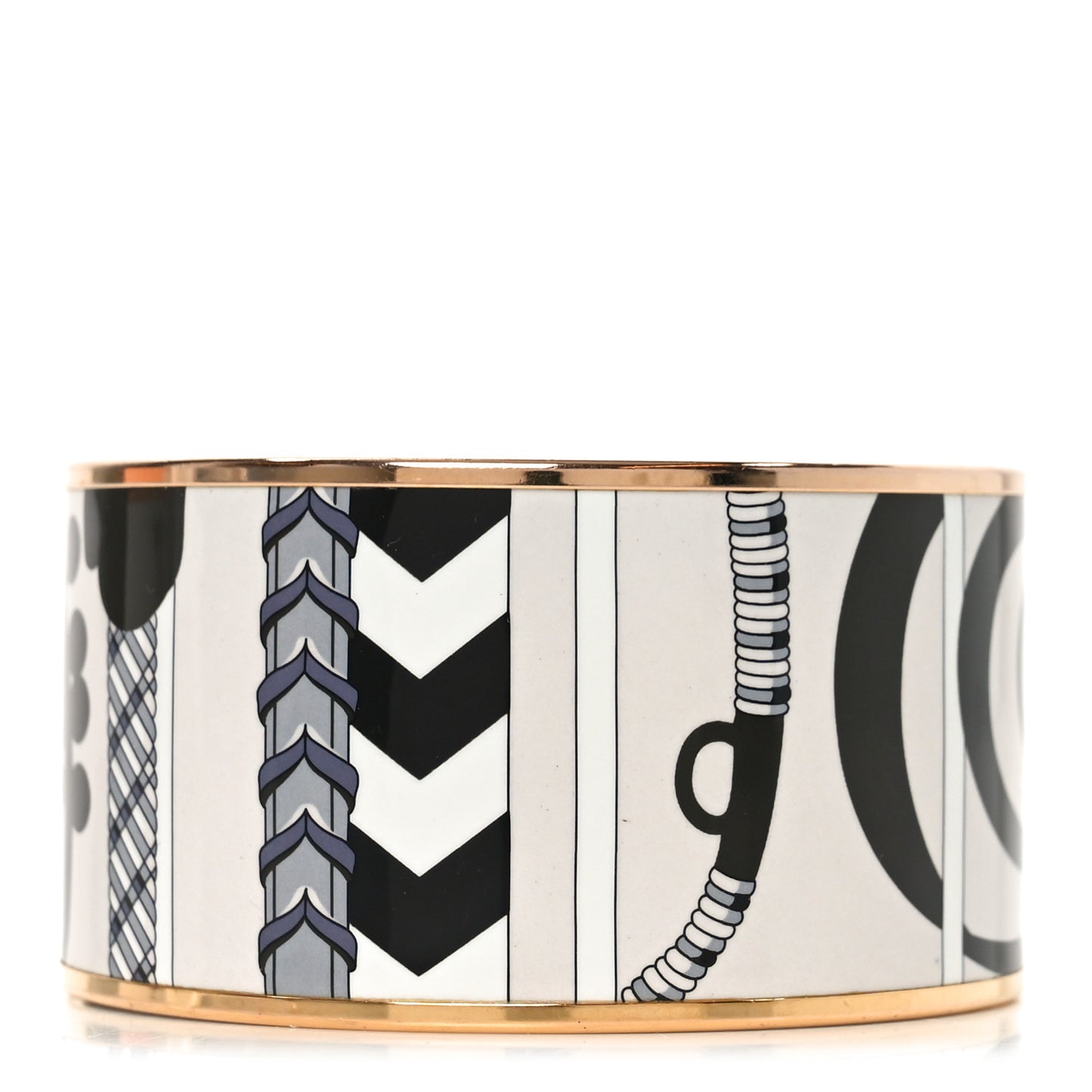 Enamel Printed Extra Wide Bracelet 65