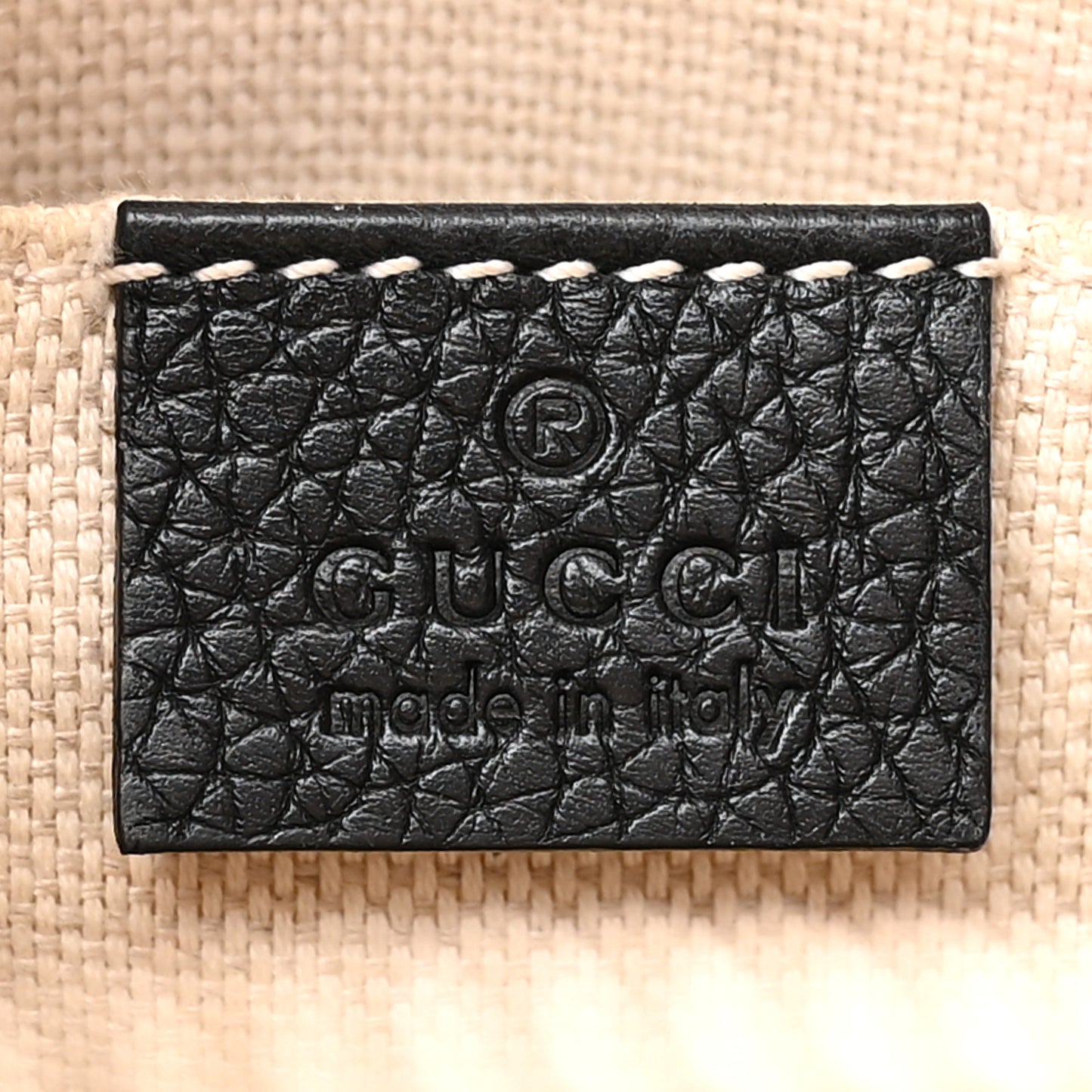 Pebbled Calfskin Small Soho Disco Bag Black