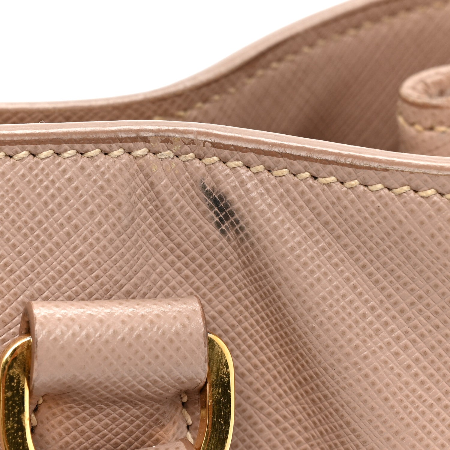 Prada Saffiano Lux Small Tote Cammeo 15 of 23