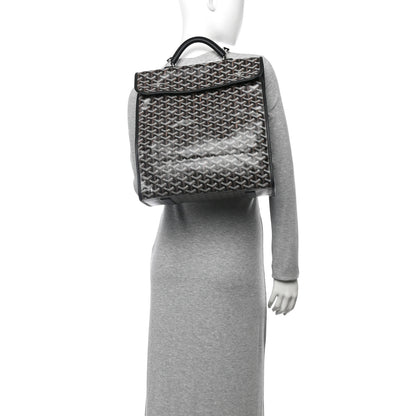 Goyard Goyardine Saint Leger Soft Briefcase Backpack Black 2 of 9