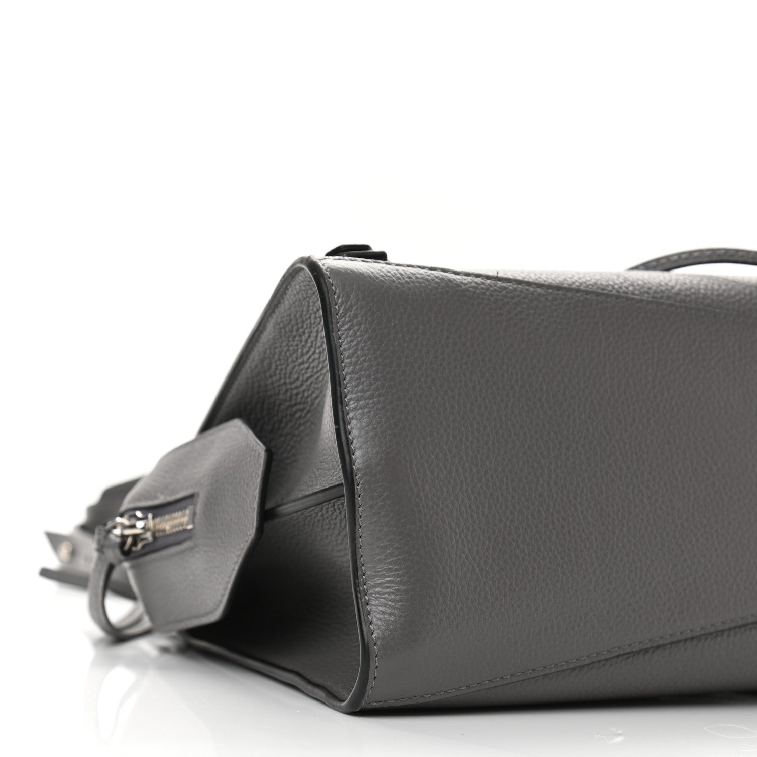Balenciaga Grained Calfskin Neo Classic Silver Hardware S City Dark Grey 7 of 10