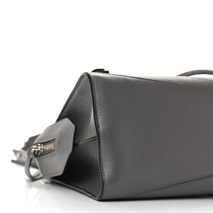 Balenciaga Grained Calfskin Neo Classic Silver Hardware S City Dark Grey 7 of 10