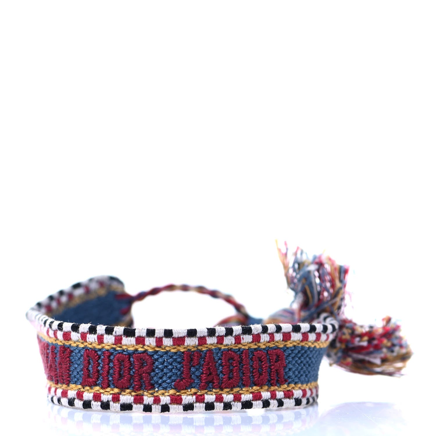 Christian Dior Woven Cotton J'Adior Friendship Bracelet Set 5 of 5