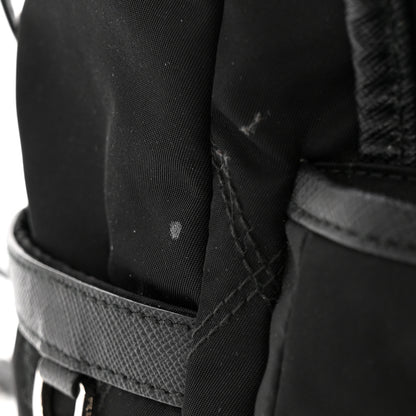 Prada Tessuto Nylon Saffiano Vela Quilted Backpack Black 14 of 19