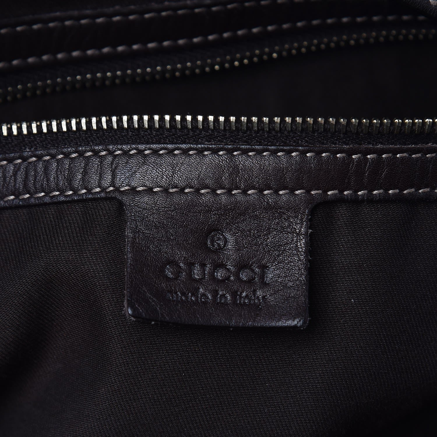 Gucci Monogram Large Wave Hobo Dark Brown 6 of 7