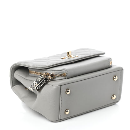 Chanel Caviar Quilted Small Business Affinity Flap Grey 4 of 10