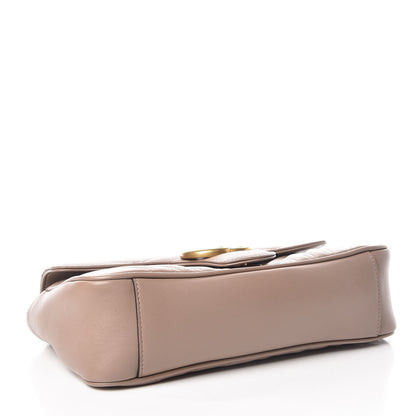 Gucci Calfskin Matelasse Small GG Marmont Shoulder Bag Porcelain Rose 4 of 9