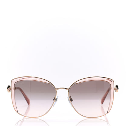 Bulgari Crystal Sunglasses 6128-B Gold 2 of 8
