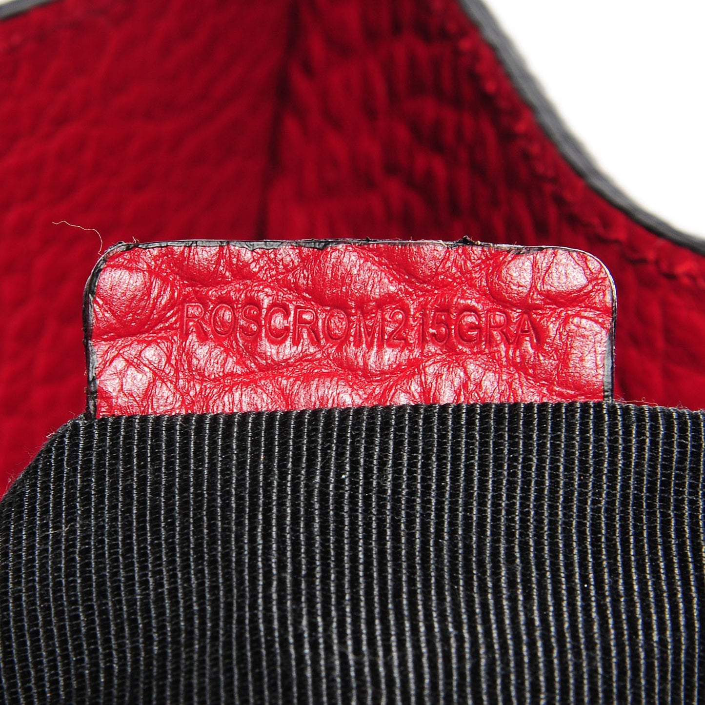 Heritage Grain Medium Woodbury Tote Military Red