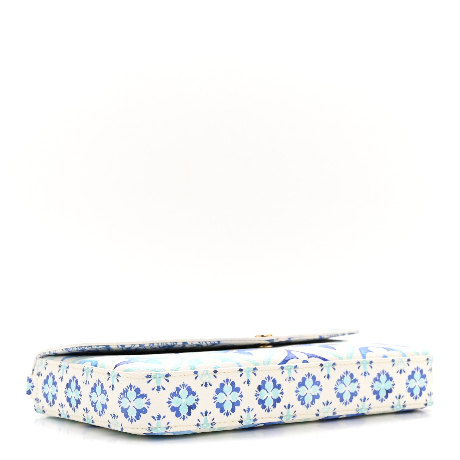 Louis Vuitton Monogram Giant By The Pool 2.0 Felicie Pochette Chain Wallet Lagoon Blue 5 of 11