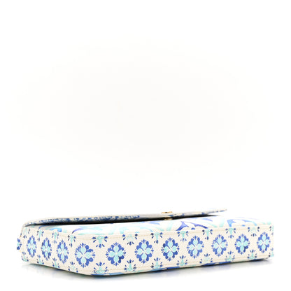 Louis Vuitton Monogram Giant By The Pool 2.0 Felicie Pochette Chain Wallet Lagoon Blue 5 of 11