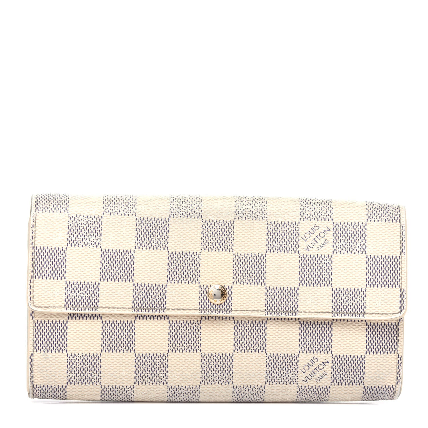 Louis Vuitton Damier Azur Sarah Wallet 1 of 10