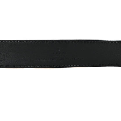 Gucci Calfskin Double G 20mm Belt 80 32 Black 3 of 4