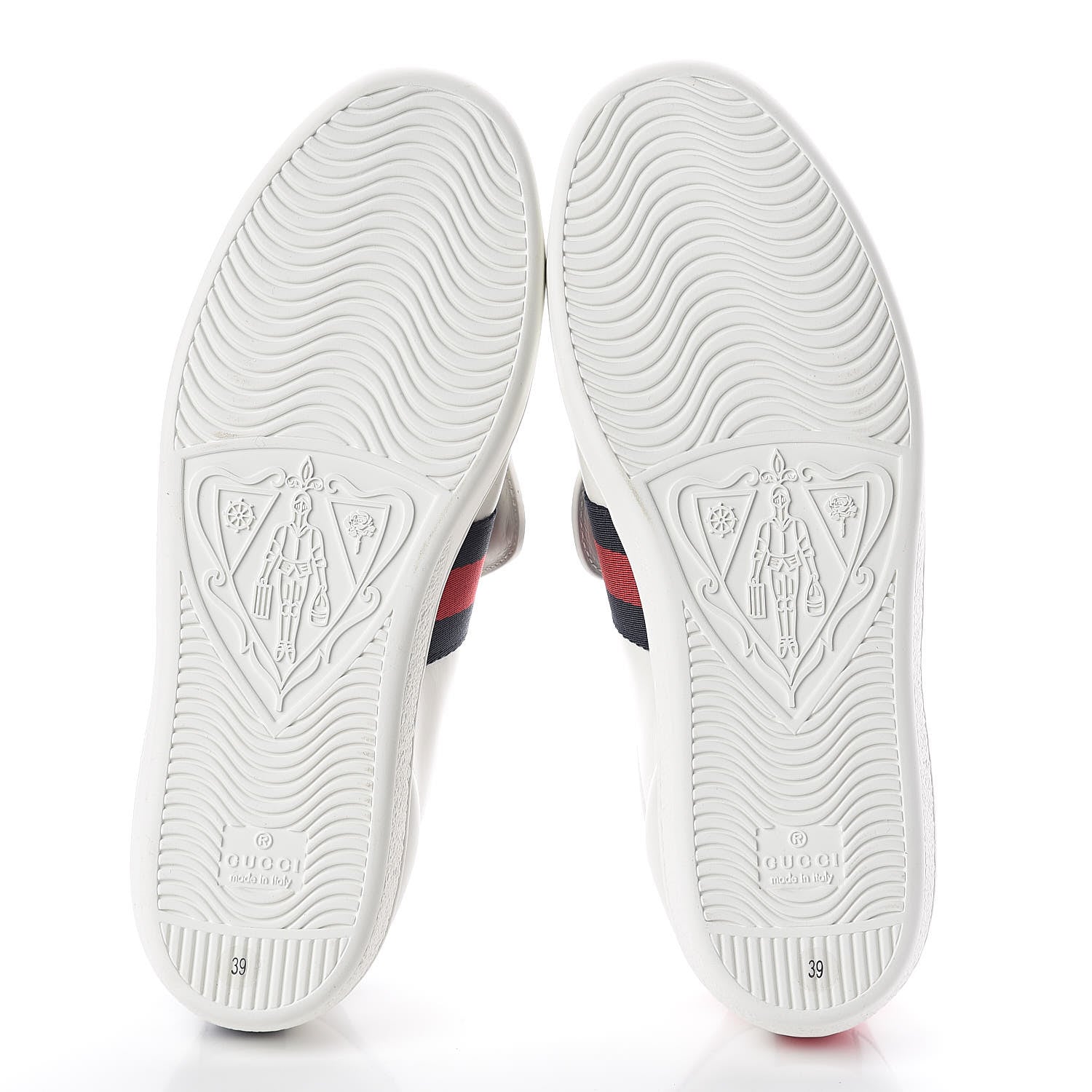 Gucci Calfskin Ayers Blind For Love Embroidered Womens Ace Sneakers 39 White 5 of 10