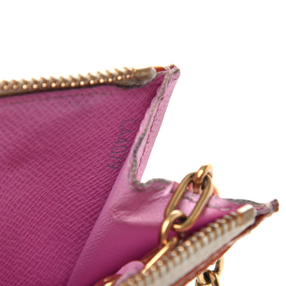 Louis Vuitton Monogram Multicolor Key Pouch White Litchi 7 of 7