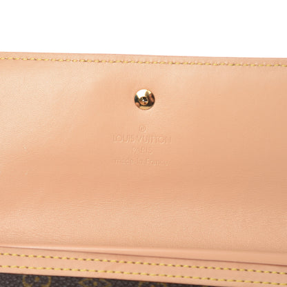 Louis Vuitton Monogram Cherry Blossom Porte Tresor International Wallet Brown 6 of 12