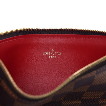 Louis Vuitton Damier Ebene Felicie Chain Wallet Zippered Insert 6 of 6