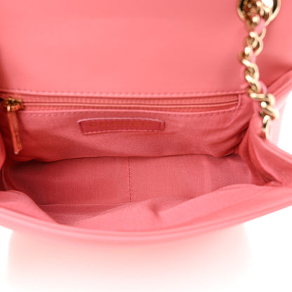 Chanel Lambskin Quilted Studded Beauty Begins Flap Rose 5 of 10