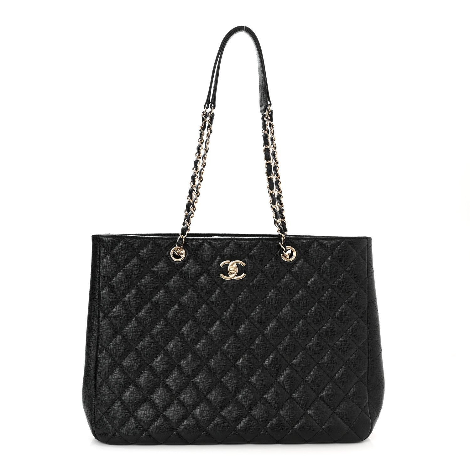Chanel Caviar Quilted Large Shopping Tote Black 1 of 13