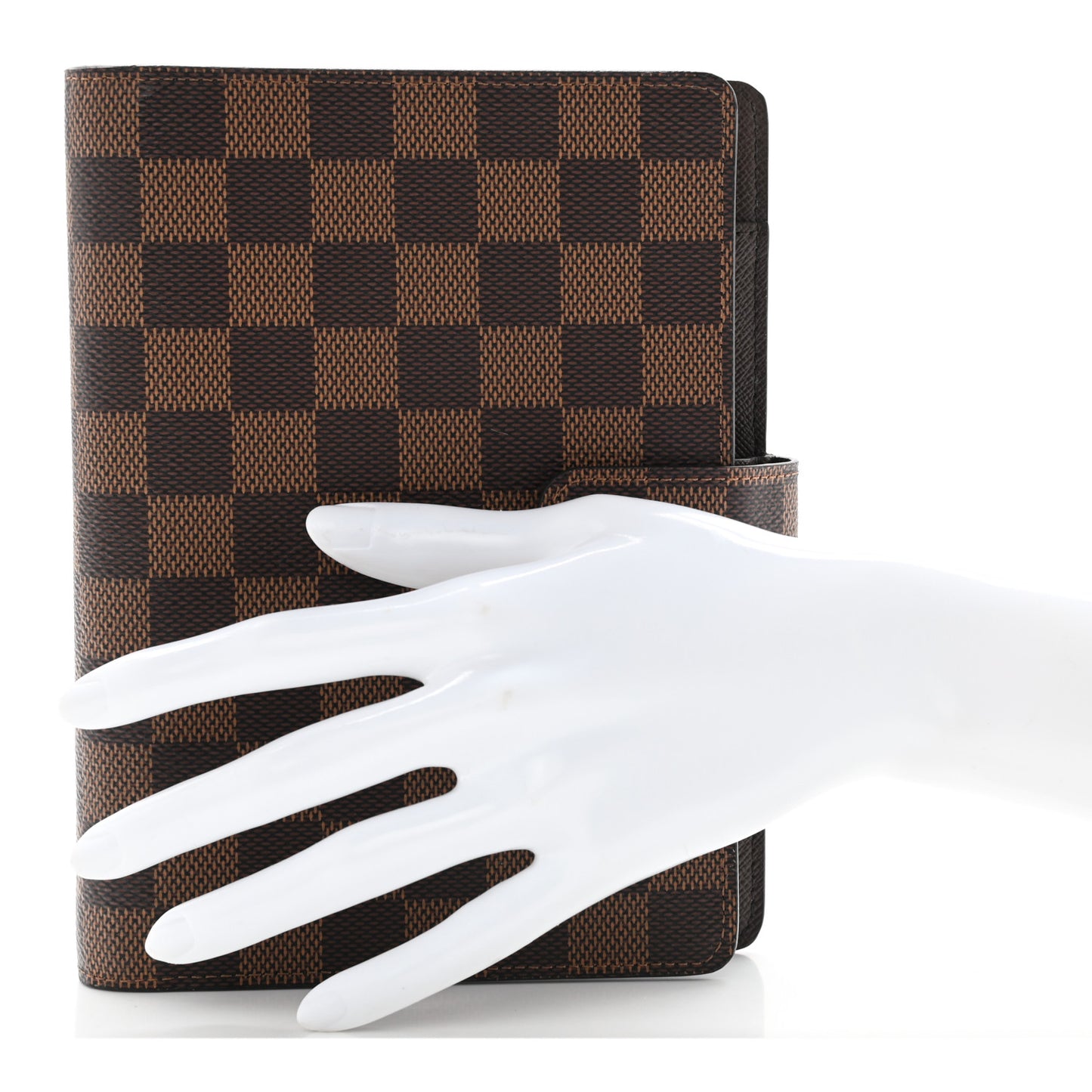 Damier Ebene Medium Ring Agenda Cover
