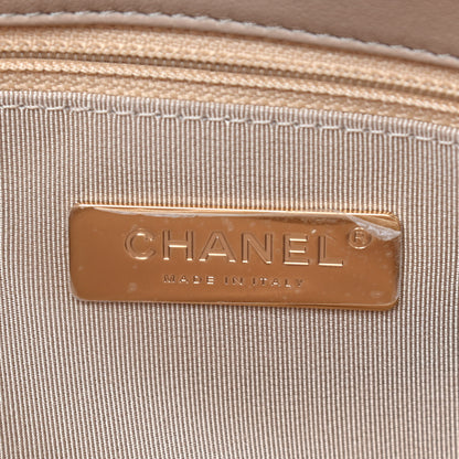 Chanel Lambskin Quilted Medium Chanel 19 Flap Dark Beige 6 of 9
