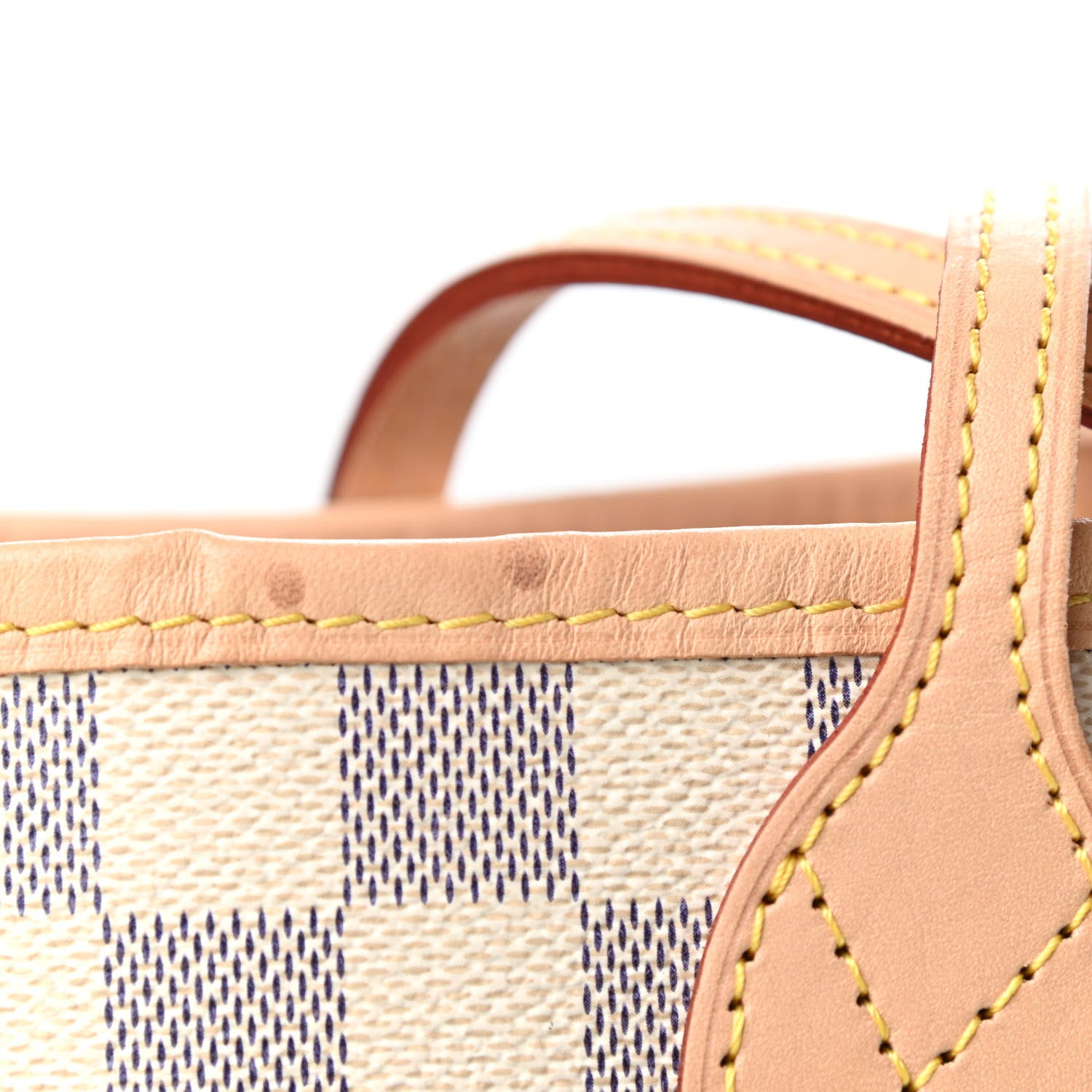 Louis Vuitton Damier Azur Neo Neverfull MM Rose Ballerine 10 of 11