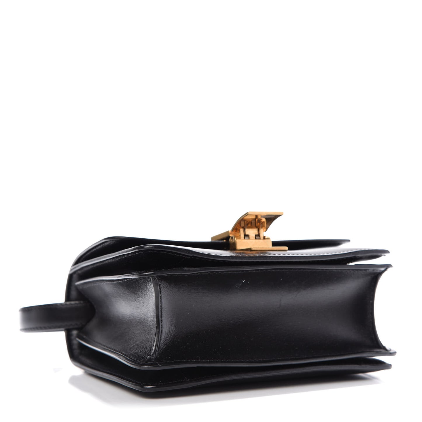 Box Calfskin Small Classic Box Flap Bag Black