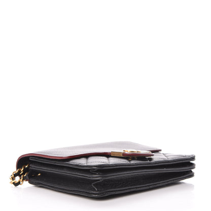 Chanel Calfskin Quilted Archi Chic Square Wallet On Chain WOC Black 4 of 16