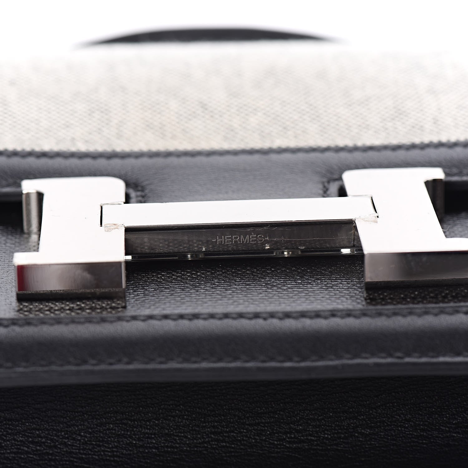 Hermes Swift Toile Constance 24 Black Ecru 17 of 21