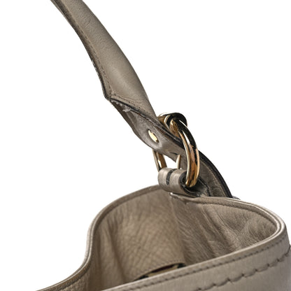 Gucci Calfskin Guccissima Trim Large Signoria Hobo Ivory 16 of 19