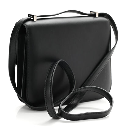Hermes Veau Monsieur Lizard Constance 18 Black Ombre 3 of 13