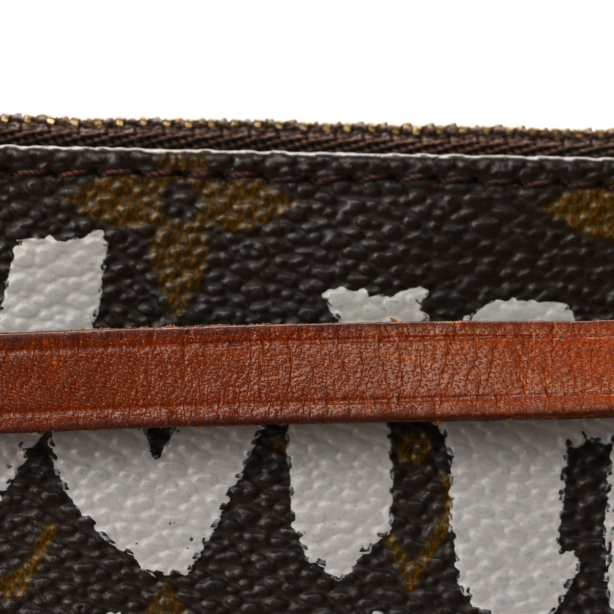 Louis Vuitton Monogram Graffiti Pochette Accessories Silver 12 of 14
