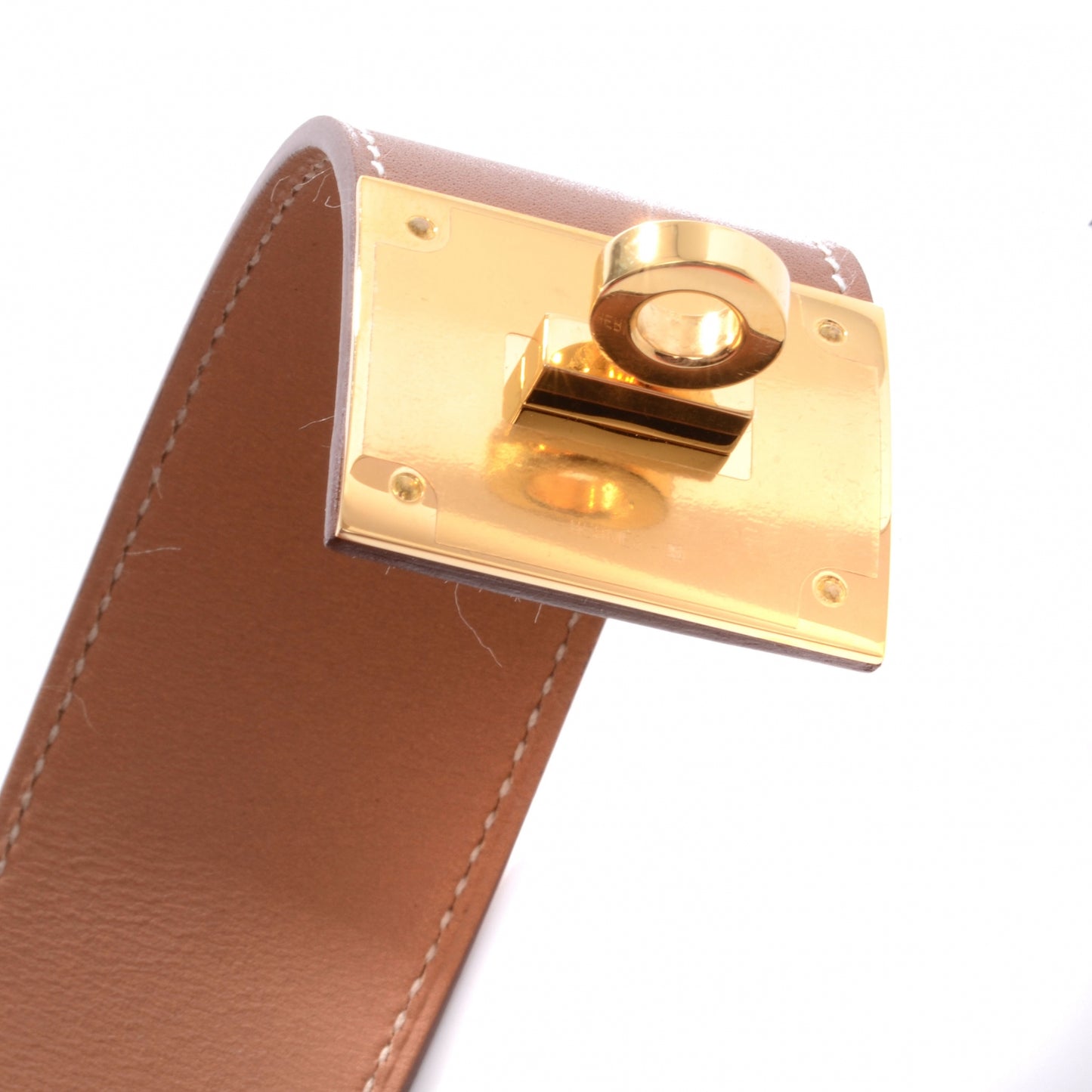 Swift Leather Kelly Dog Bracelet Fauve