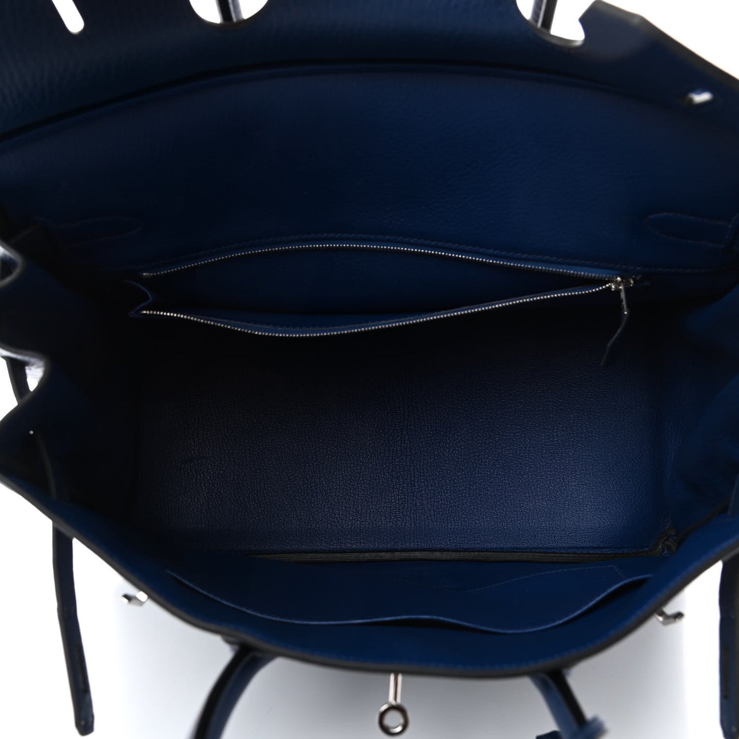 Taurillon Clemence Birkin 35 Bleu Saphir