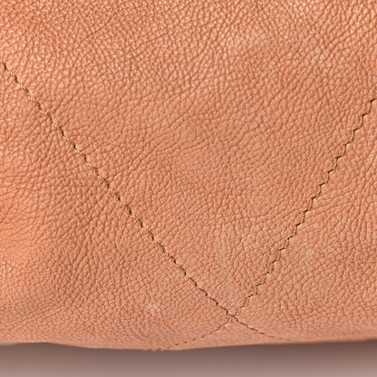 Chanel Calfskin Stitched Bowler Light Brown 13 of 14