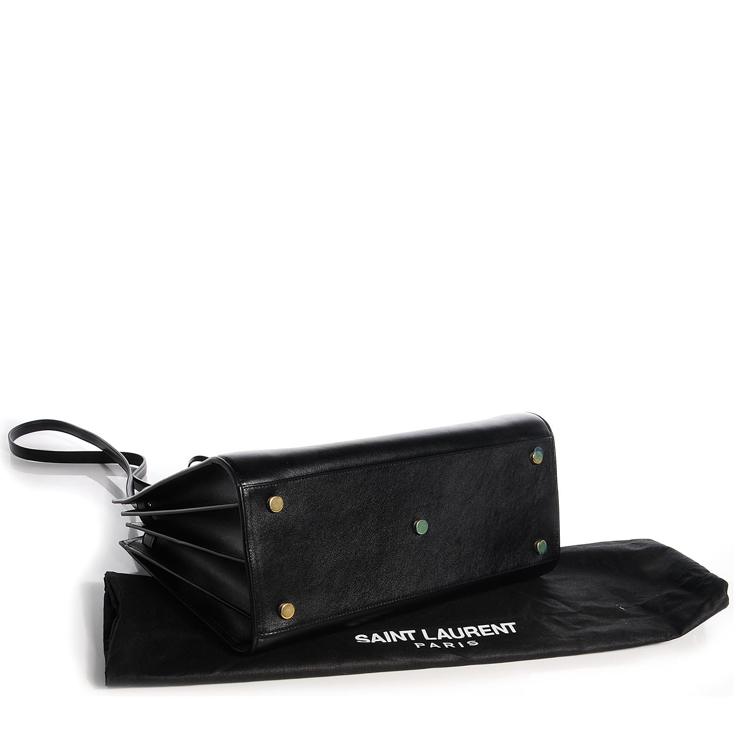 Saint Laurent Calfskin Small Sac De Jour Black 6 of 10