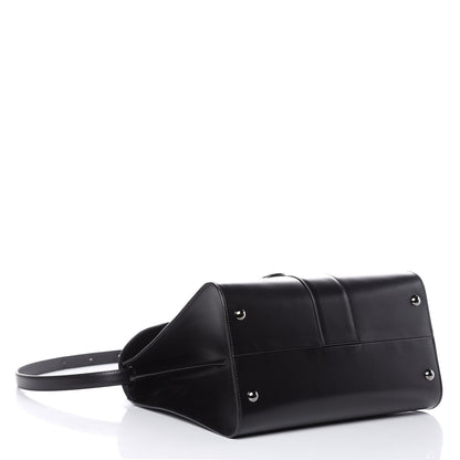 Delvaux Calfskin MM L'Humour Brillant Satchel Black 4 of 11