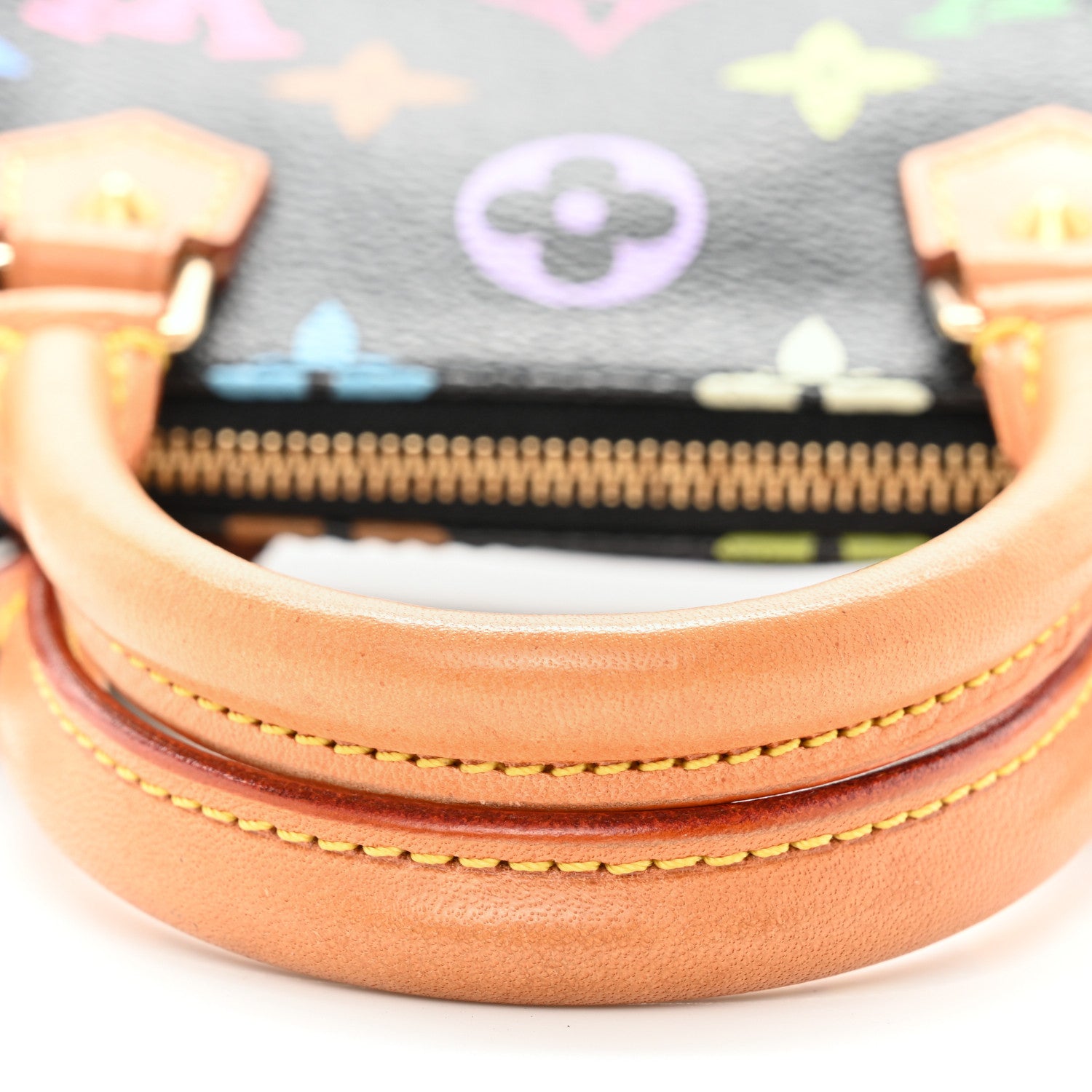 Louis Vuitton Monogram Multicolor Mini Sac HL Speedy Black 9 of 9