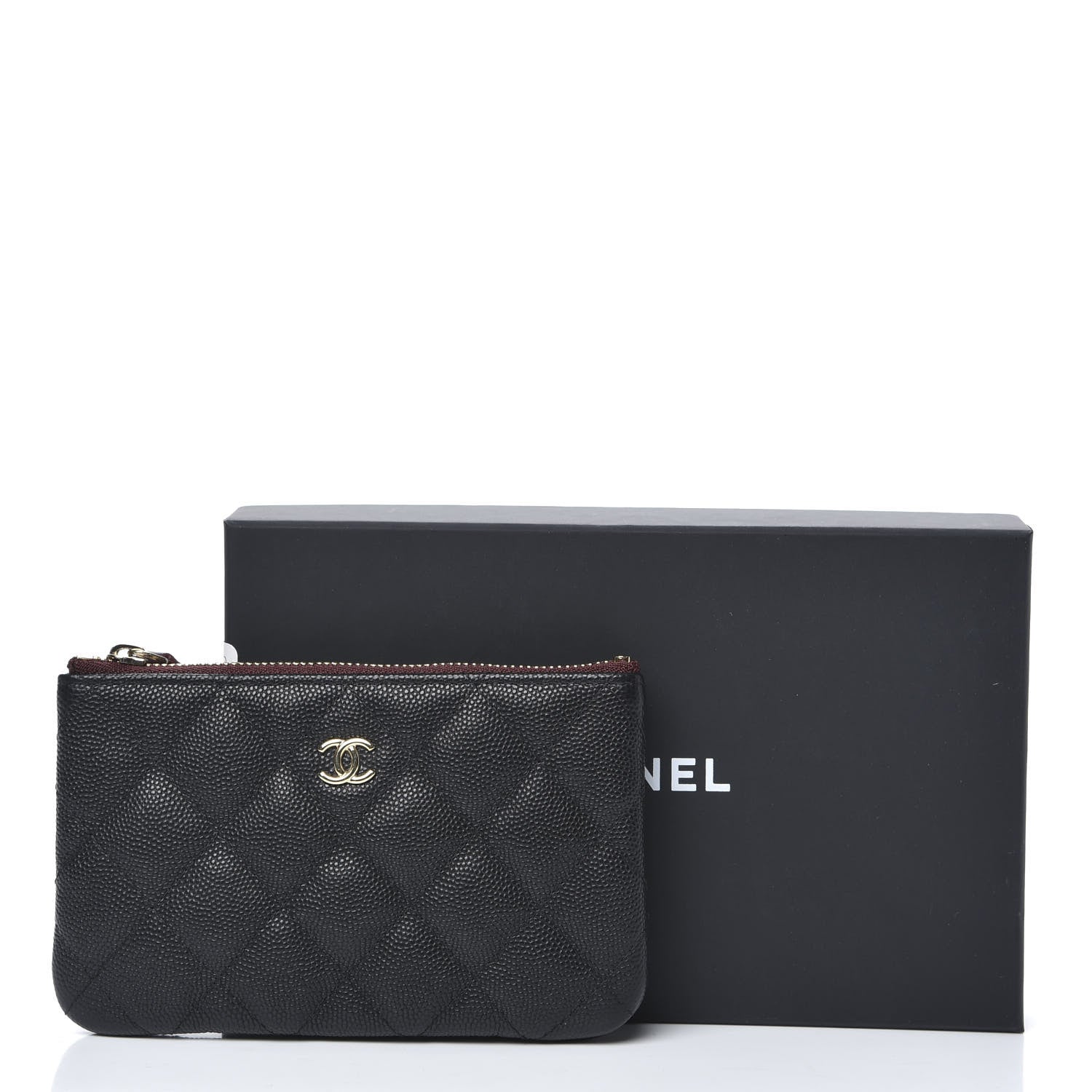 Chanel Caviar Quilted Small Cosmetic Case Black 8 of 8
