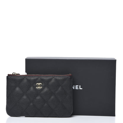 Chanel Caviar Quilted Small Cosmetic Case Black 8 of 8