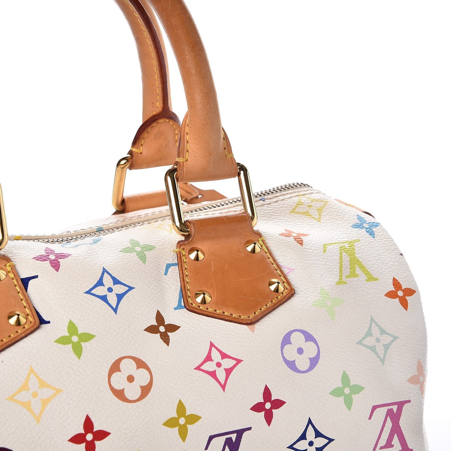 Monogram Multicolor Speedy 30 White