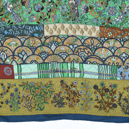 Hermes Cashmere Silk Pique Fleuri de Provence Shawl 140 4 of 10