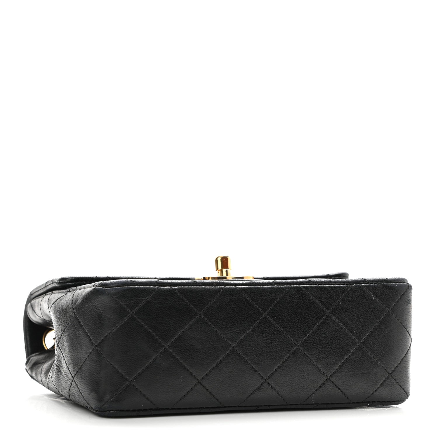 Chanel Lambskin Quilted Mini Square Flap Bag Black 4 of 11