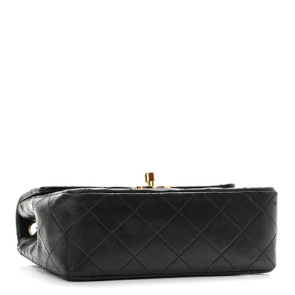 Chanel Lambskin Quilted Mini Square Flap Bag Black 4 of 11