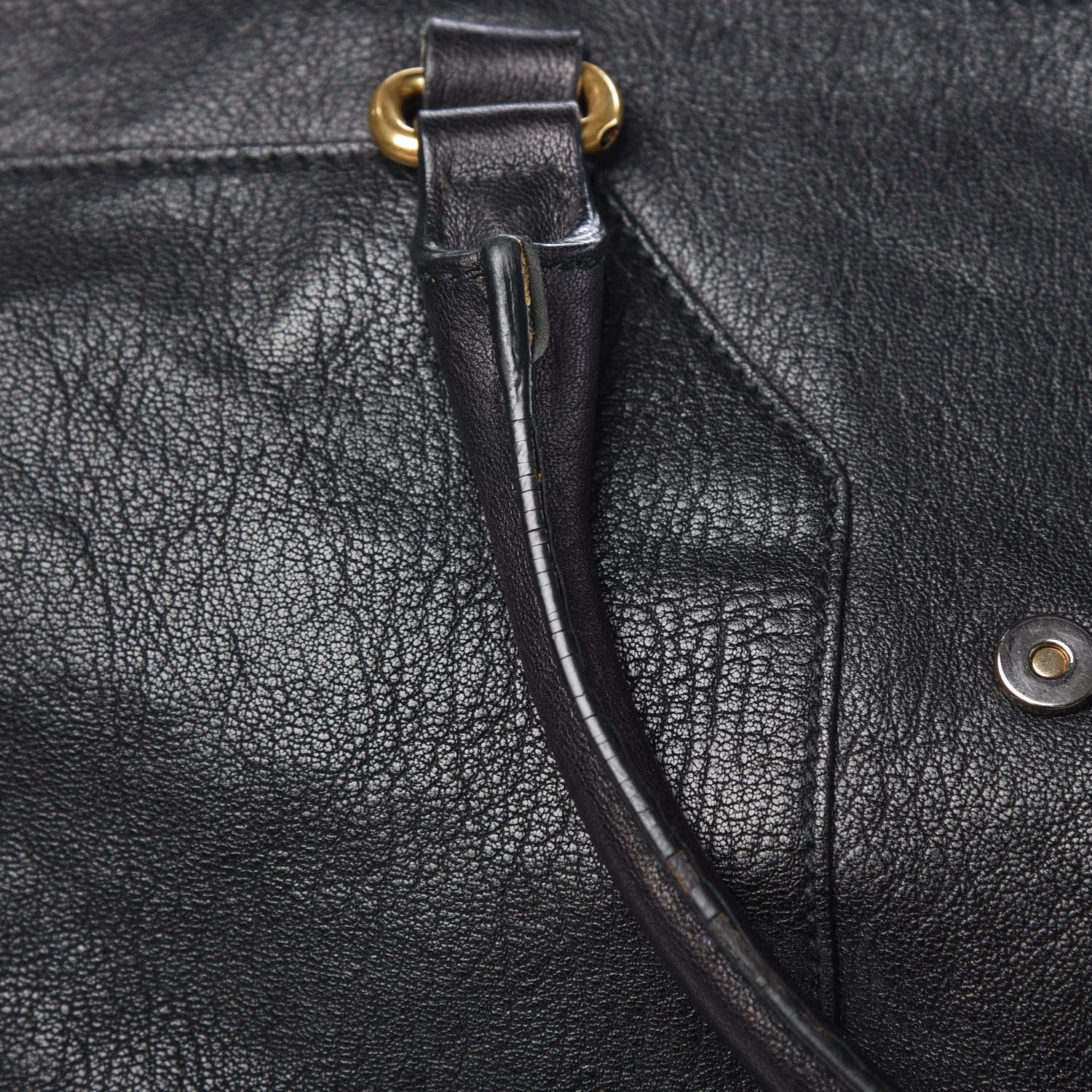 Saint Laurent Sheepskin Large Cabas ChYc Black 12 of 24