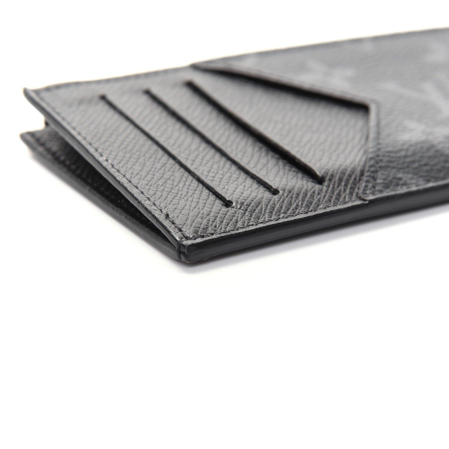 Louis Vuitton Monogram Eclipse Taiga Coin Card Holder 6 of 13