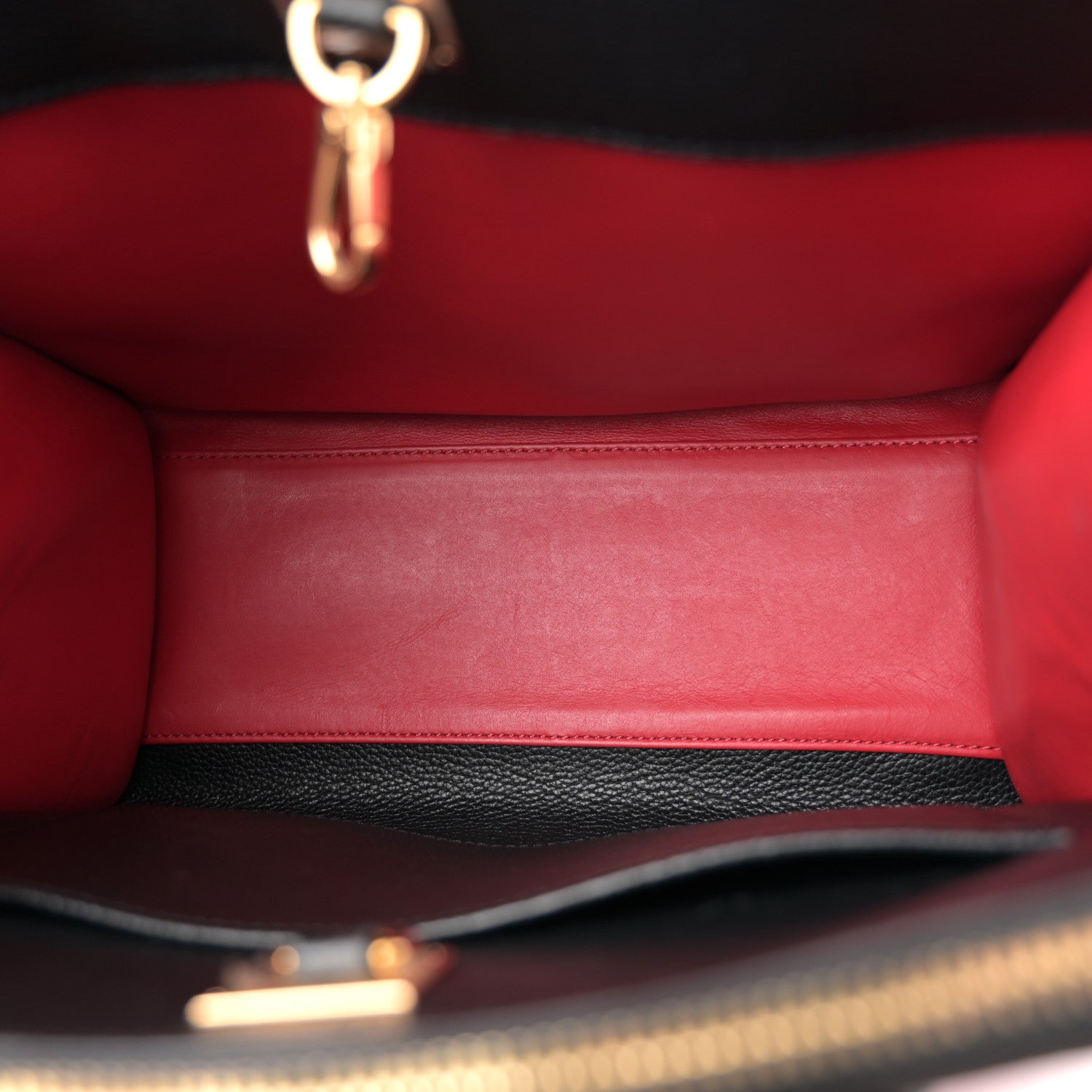 Louis Vuitton Taurillon City Steamer PM Black Rouge 5 of 11