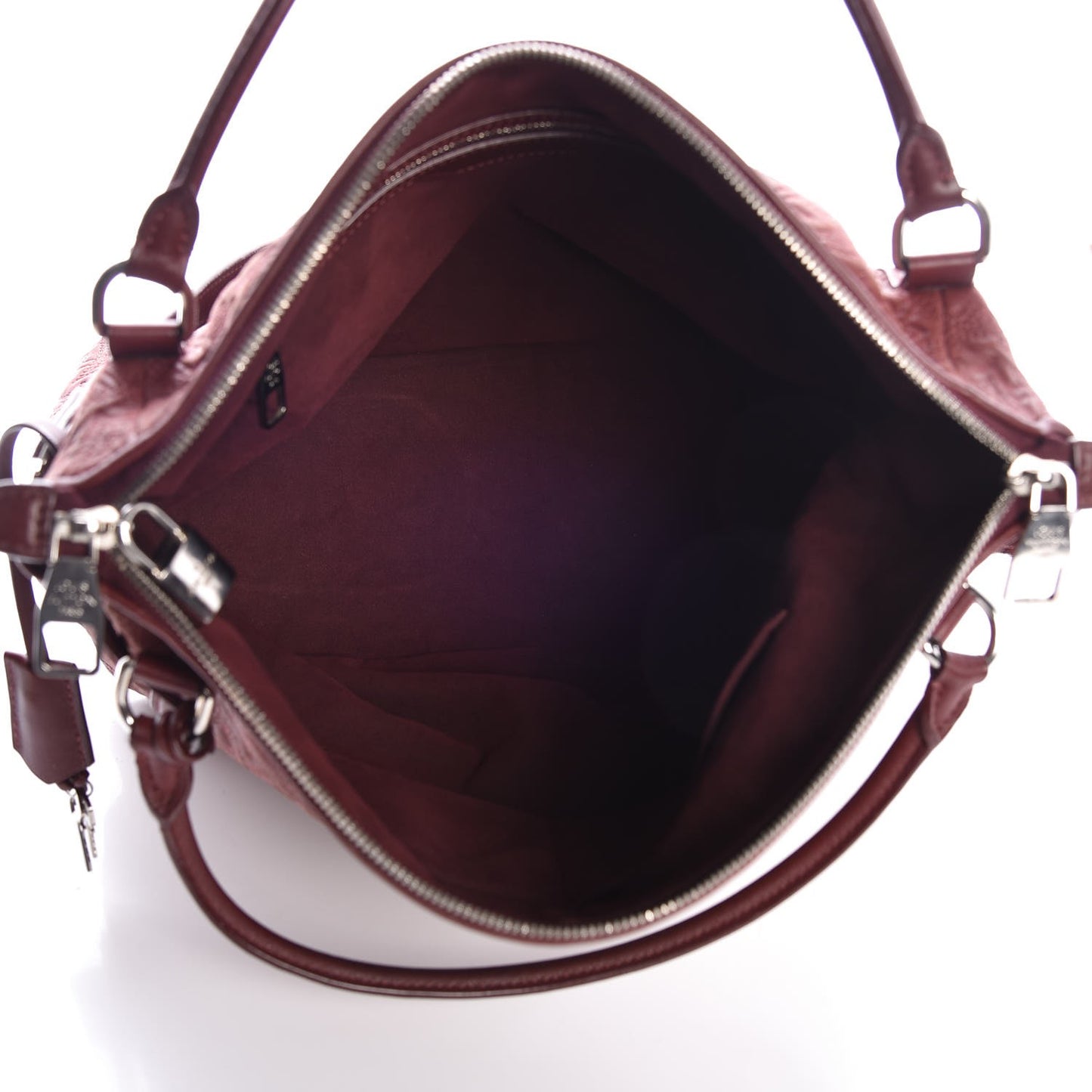 Monogram Lambskin Antheia Ixia MM Fuchsia