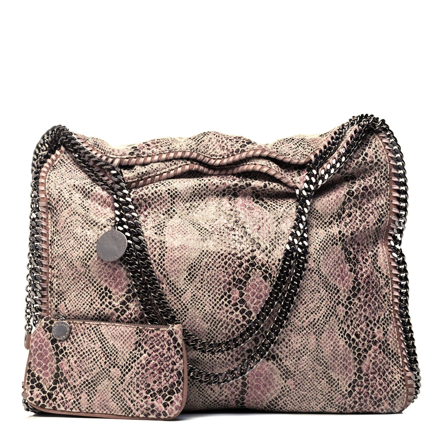 Stella McCartney Eco Python Large Falabella Tote Camel 1 of 9