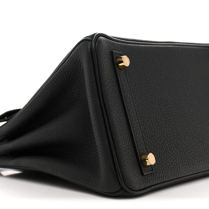 Hermes Togo Birkin 25 Black 9 of 16